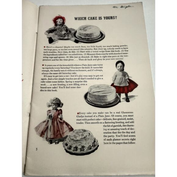 Vintage Cook Book Time For a Party A Hostess Book of Baking Recipes (bb2) - Picture 4 of 10